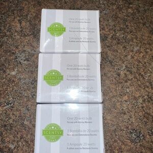 Scentsy 20-Watt light bulbs replacement new in package warmer wax